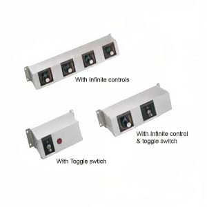 042-RMB7I 9" 2 Light Remote Control Box w/ 2 Toggle Switches for 120 V