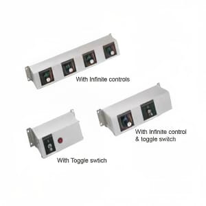 042-RMB14V 14" Remote Control Box w/ Toggle & 2 Infinite Switches for 120v