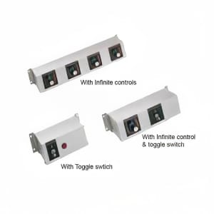 042-RMB14Q 14" Remote Control w/ 2 Toggle & 2" Finite Switches for 240v/1ph