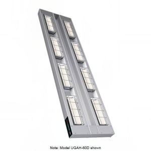 042-UGAH18D6120 18" High Watt Ceramic Strip Warmer - Double Tile, Remote Toggle Control, 120v