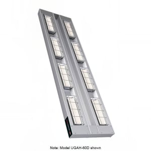 042-UGAH30D3208 30" High Watt Ceramic Strip Warmer - Double Tile, Remote Toggle Control, 208v/1ph