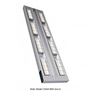 042-UGAH30D6240 30" High Watt Ceramic Strip Warmer - Double Tile, Remote Toggle Control, 240v/1ph