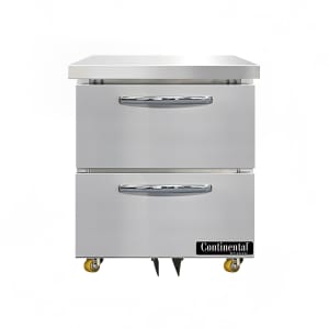 160-SWF27NUD 27" W Undercounter Freezer w/ (1) Section & (2) Drawers, 115v