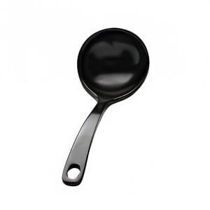 701-114B 6 5/8" Melamine Soup Spoon, Black