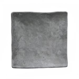 701-D812SQCO 8" Square Melamine Salad Plate, Coal