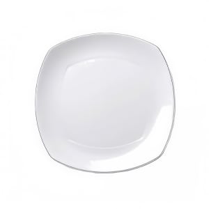 701-D3108LW 8" Square Melamine Salad Plate, White