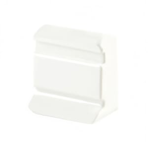 701-M21NW 2" Tray Wedge - Melamine, White
