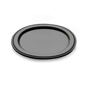 701-M12RB 12" Round Melamine Dinner Plate, Black