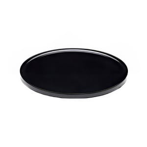 701-M145PB 14 1/2" Round Melamine Dinner Plate, Black