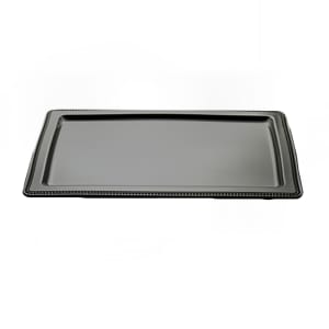 701-M1812RCB Rectangular Serving Tray - 18"L x 12"W, Melamine, Black