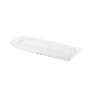 701-M618NW Rectangular Serving Tray - 17 1/2"L x 6 1/2"W, Melamine, White