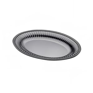 701-M1713OVB 17" x 13" Oval Venetian Platter - Melamine, Black