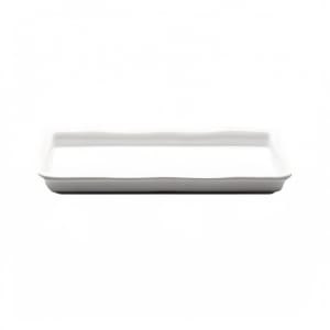 701-M614NW Rectangular Serving Tray - 14"L x 6 1/2"W, Melamine, White