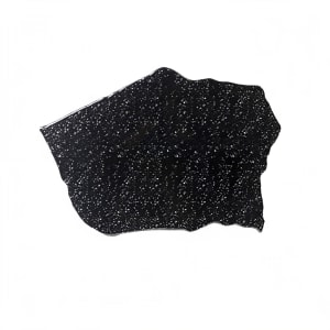 701-QS2316GB Irregular Shape Display Stone - 23"L x 16", Melamine, Granite Black