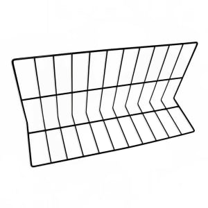 701-W81224B Wire Shelving Divider - 24"L x 8"W x 12"H, Black