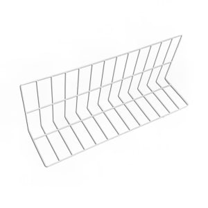 701-W81230W Wire Shelving Divider - 30"L x 8"W x 12"H, White