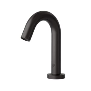 064-ECW3150MB WaveCrest Deck Mount Electronic Faucet - Single Hole, Gooseneck Spout, Battery Operated, Matte Black