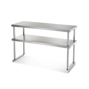 150-64906K Double Table Mount Overshelf, 22 ga Stainless, 18" x 48"