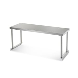 150-64904K Single Table Mount Overshelf, 22 ga Stainless, 18" x 72"