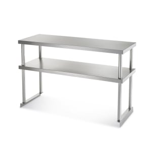 150-64913K Double Table Mount Overshelf, 22 ga Stainless, 18" x 48"