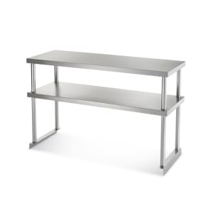 150-64908K Double Table Mount Overshelf, 22 ga Stainless, 18" x 72"