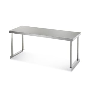 150-64910K Single Table Mount Overshelf, 22 ga Stainless, 18" x 71"