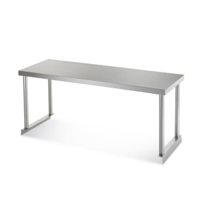 150-64911K Single Table Mount Overshelf, 22 ga Stainless, 18" x 94"