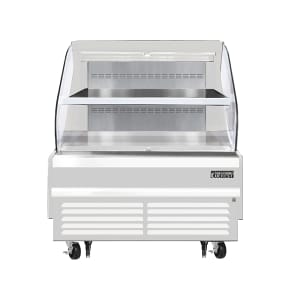 545-EOMH48W35T 48" Horizontal Open Air Cooler w/ (2) Levels, White, 115v