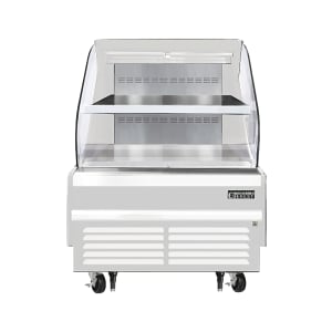 545-EOMH36W35T 37 1/4" Horizontal Open Air Cooler w/ (2) Levels, White, 115v