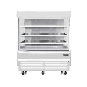545-EOMV60W28S 60" Vertical Open Air Cooler w/ (4) Levels, White, 115v