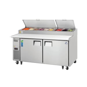 545-EPPR2 71" EPP Series Pizza Prep Table w/ Refrigerated Base, 115v