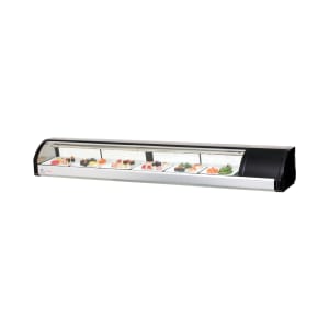 545-ESC83R 82 5/8" Sushi Case w/ (4) Doors - Right Compressor, 115v