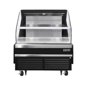 545-EOMH48B35T 48" Horizontal Open Air Cooler w/ (2) Levels, Black, 115v