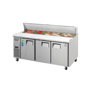 545-EPR3 71 1/8" EP Series Sandwich/Salad Prep Table w/ Refrigerated Base, 115v
