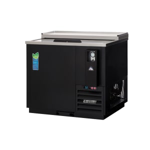545-EBC37 36 3/4" Forced Air Bottle Cooler - Holds (264) 12oz Bottles, Lid Locks, 115v