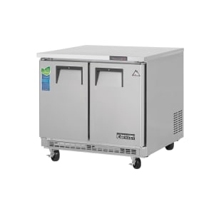 545-ETBSF2 35 5/8" W Undercounter Freezer w/ (2) Sections & (2) Doors, 115v