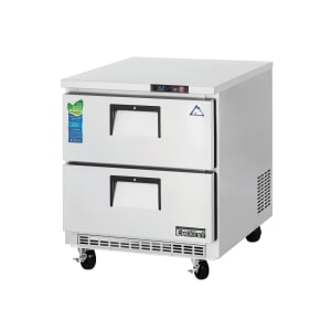 545-ETBR1D2 27 3/4" W Undercounter Refrigerator w/ (1) Section & (2) Drawers, 115v
