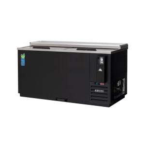 545-EBC65 64 5/8" Forced Air Bottle Cooler - Holds (528) 12oz Bottles, Lid Locks, 115v