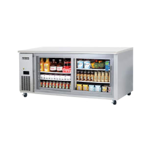 545-ETGWR2 71 1/8" W Undercounter Refrigerator w/ (2) Sections & (2) Doors, 115v