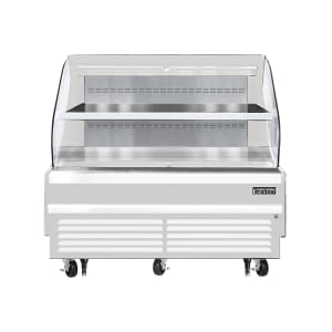 545-EOMH72W35T 73 1/4" Horizontal Open Air Cooler w/ (2) Levels, White, 115v