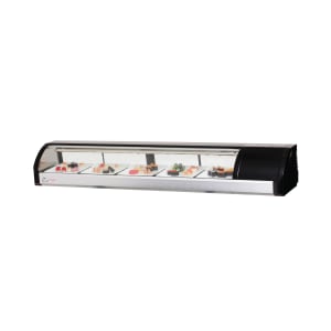 545-ESC71R 71" Sushi Case w/ (4) Doors - Right Compressor, 115v