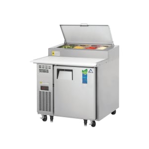 545-EPPR1 35 5/8" EPP Series Pizza Prep Table w/ Refrigerated Base, 115v