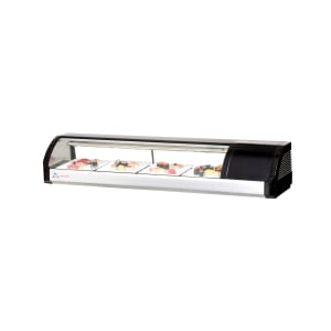 545-ESC59R 59" Sushi Case w/ (2) Doors - Right Compressor, 115v