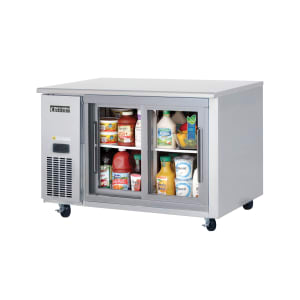 545-ETGSR2 47 1/2" W Undercounter Refrigerator w/ (2) Sections & (2) Doors, 115v
