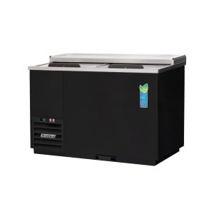 545-EGC50 2 Section Glass Chiller w/ (230) Mug Capacity, Black, 115v