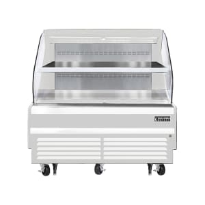 545-EOMH60W35T 60" Horizontal Open Air Cooler w/ (2) Levels, White, 115v
