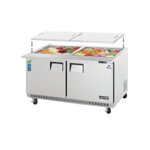 545-EOTPW2 59 1/8" EOTP Series Mega Top Sandwich/Salad Prep Table w/ Refrigerated Base, 115v