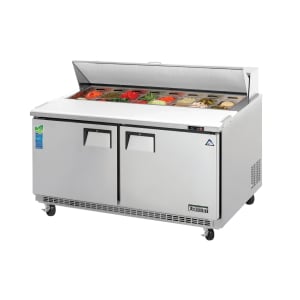 545-EPBNWR2 59 1/8" EPB Series Sandwich/Salad Prep Table w/ Refrigerated Base, 115v
