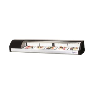 545-ESC71L 71" Sushi Case w/ (4) Doors - Left Compressor, 115v