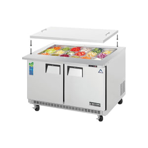 545-EOTP2 47 1/2" EOTP Series Mega Top Sandwich/Salad Prep Table w/ Refrigerated Base, 115v